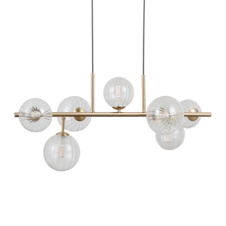 Lampa wisząca Italux Toledo PND-40717-7-HBR Złoty