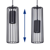 Lampa wisząca FALCON Kaja K-4933 czarny
