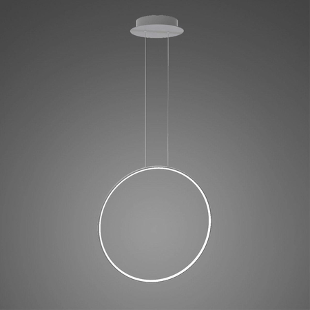 Lampa wisząca Ledowe Okręgi No.1 X 60cm 4k srebrna Dali