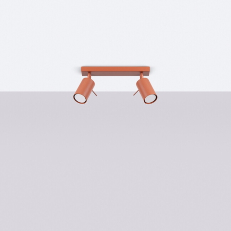 Sollux Lighting Plafon RING 2 ochra czerwona SL.1507