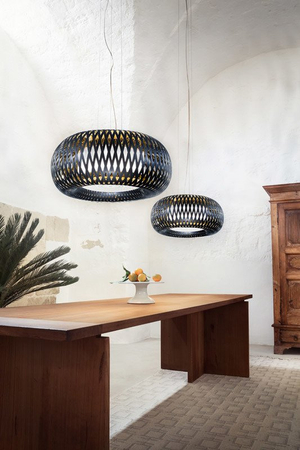 Lampa wisząca Slamp KALATOS - BLACK/GOLD M KLTSM00BGD01T00000EU czarny/złoty