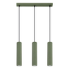 Sollux Lighting Lampa wisząca KARBON 3L zielona oliwka SL.1613