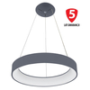 Lampa wisząca Italux 3945-842RP-GR-3 Chiara Szara