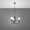 Sollux Lighting Żyrandol PICCOLO 3 czarny SL.0856