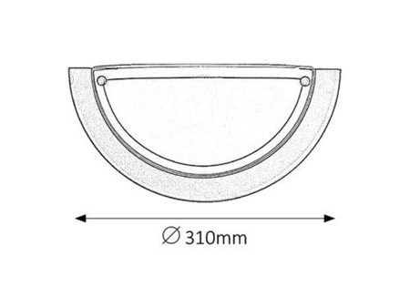 Kinkiet Rabalux Ufo 5163 czarny