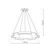 Light Prestige Lampa wisząca Tura 80 cm złota LED CCT LP-9786/1P 80cm GD