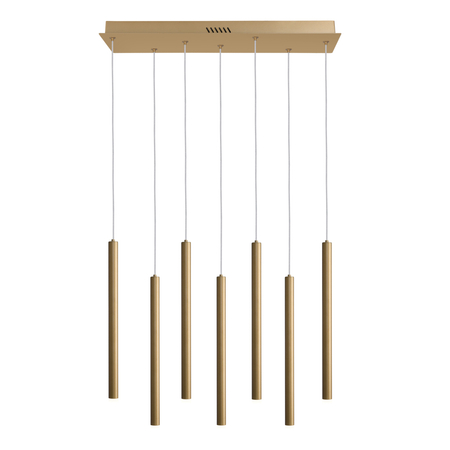 Lampa wisząca Italux Valdes PND-22302-7-GD Złoty