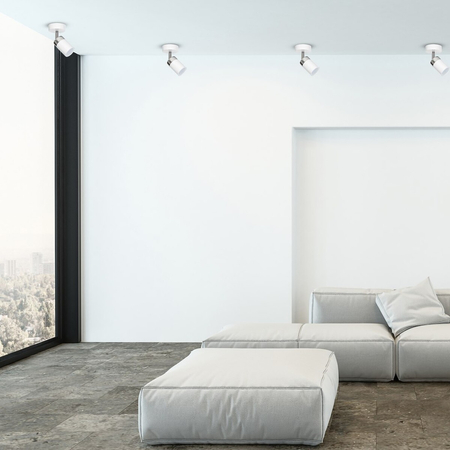 Milagro Kinkiet Joker 1xGU10 Biały/Chrom MLP898 BIAŁY