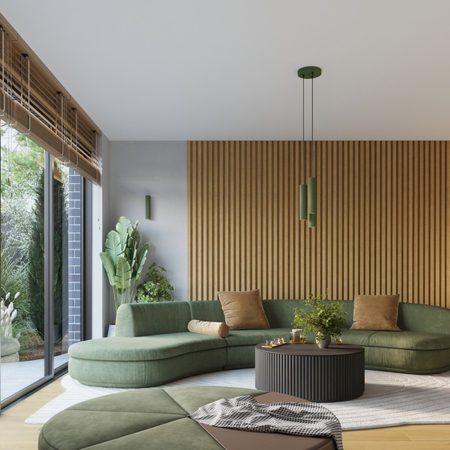 Sollux Lighting Kinkiet KARBON 30 zielony oliwkowy SL.1615