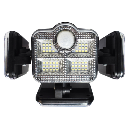 Eko-Light Naświetlacz Solarny Flexi Potrójny EKO9152 SREBRNY