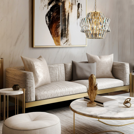 Milagro Żyrandol CROWN GOLD 12xE14 ML0401 ZŁOTY