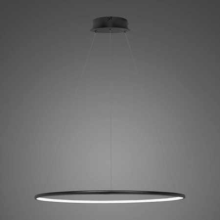 Lampa wisząca Ledowe Okręgi No.1 60 4k czarna Dali