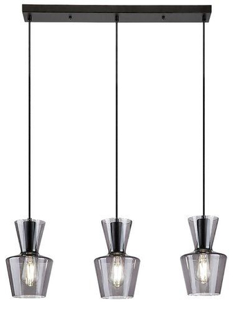 Lampa wisząca Rabalux Abra 72163 czarny matowy