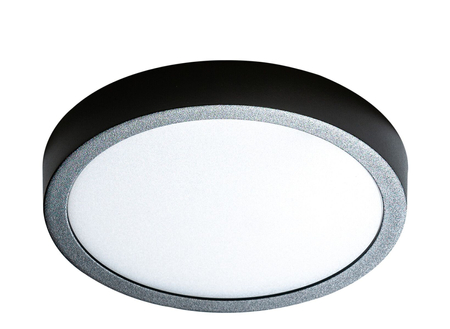 Plafon MALTA R 23 4000K BK Azzardo AZ4240 biały/czarny