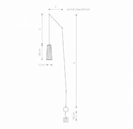 Kinkiet 9258 Nowodvorski Lighting Dover White I Kabel