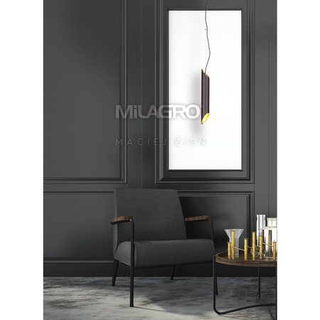 Milagro Lampa Wisząca LIBRA 1xE14 MZ5009 CZARNY / ZŁOTY