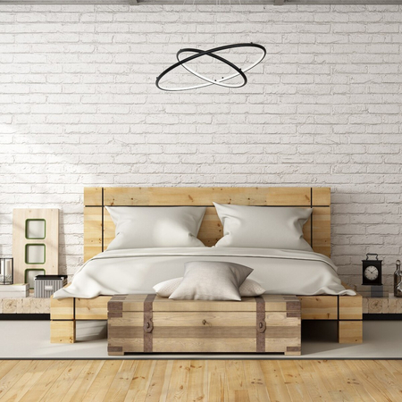 Milagro LAMPA WISZĄCA ORION BLACK 53W LED ML508 CZARNY