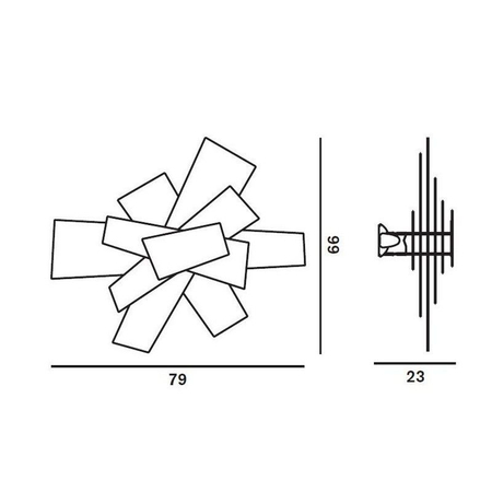 Lampa sufitowa Foscarini 151005-63 Big Bang