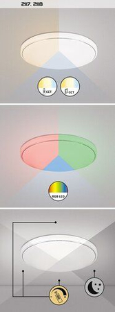 Lampa sufitowa Rabalux Bruce 2118 biały