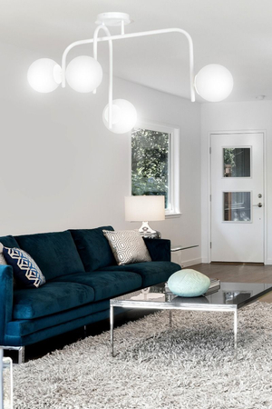 Lampa sufitowa KALF 4B WHITE Emibig 1031/4B biały