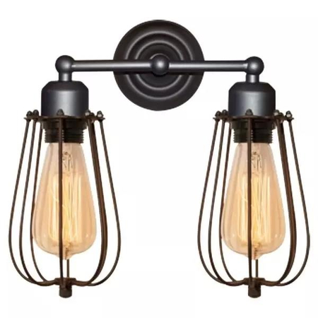 Kopenhagen Loft SZAROBRĄZOWY D Kinkiet