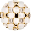 Lampa sufitowa Slamp MIDA - WHITE/GOLD M MIDCM00GLD00000NMTEU biały/złoty
