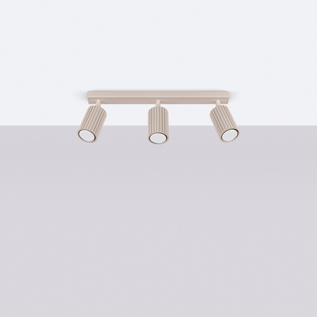 Sollux Lighting Plafon KARBON 3L taupe SL.1764