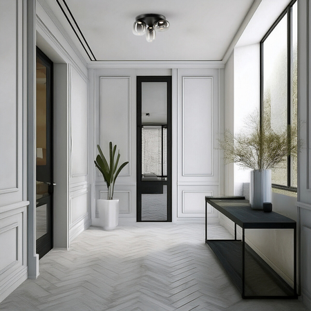 Milagro Lampa sufitowa VASO SMOKED 12W ML1412 CZARNY