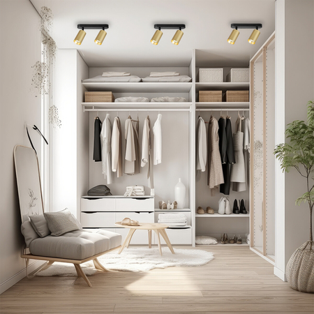 Milagro Oprawa Pipe Spot Złoty 2xGU10 ML1161 ZŁOTY