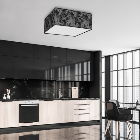 Milagro Lampa Sufitowa SATINO SILVER 3xE27 50cm MLP7326 CZARNY