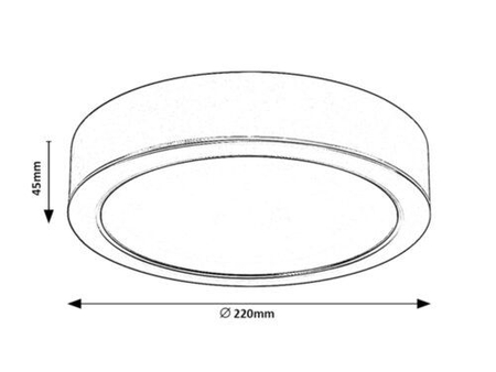 Lampa sufitowa Rabalux Shaun 2688 czarny