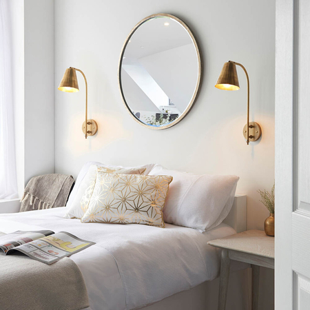 Kinkiet Endon Lighting Radha 93144 mosiądz