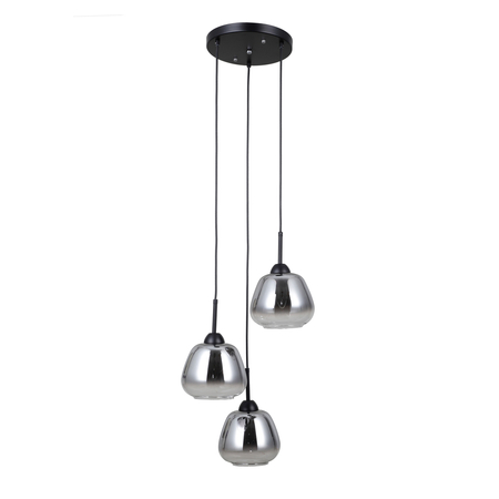 Lampa wisząca Italux PND-40824-3-BK Czarny mat