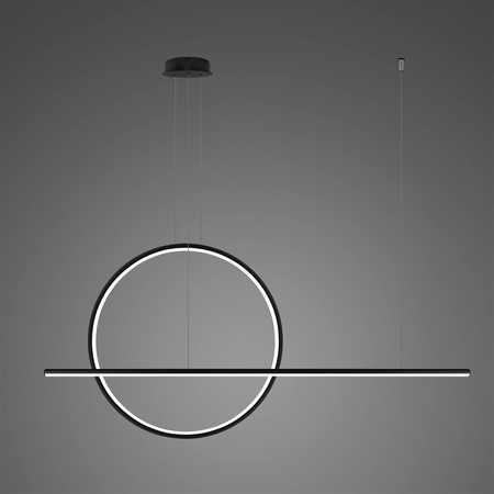 Lampa wisząca Linea No.2 80/180cm czarna 3k ściemnialna