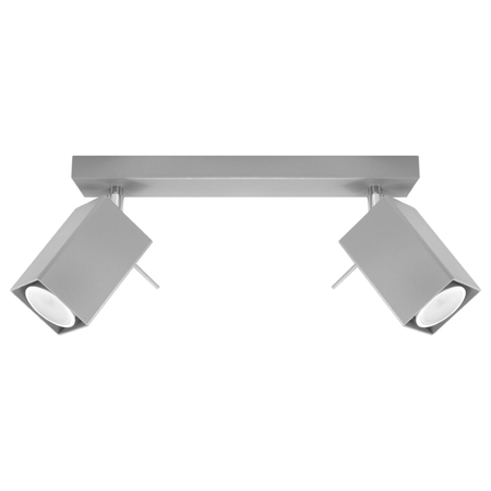Sollux Lighting Plafon MERIDA 2 szary SL.0456