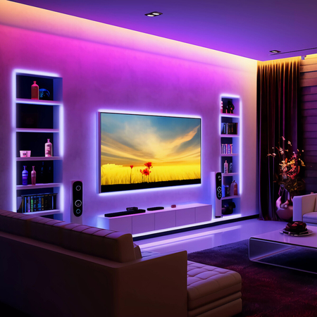 Eko-Light Zestaw Led RGB 5m IP54 Sterownik + Pilot EKZ0447