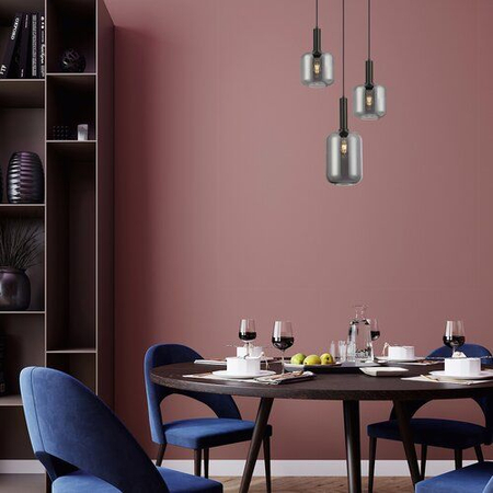 Lampa wisząca Rabalux Lissandra 72103 czarny matowy