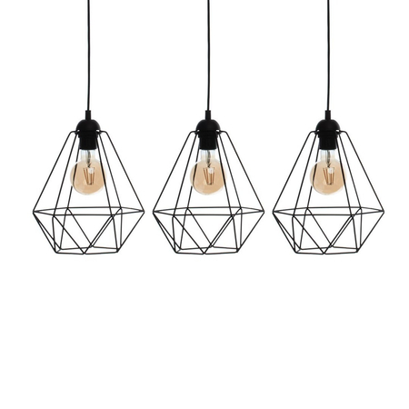 Milagro Lampa wisząca BASKET BLACK 3xE27 MLP7215 CZARNY