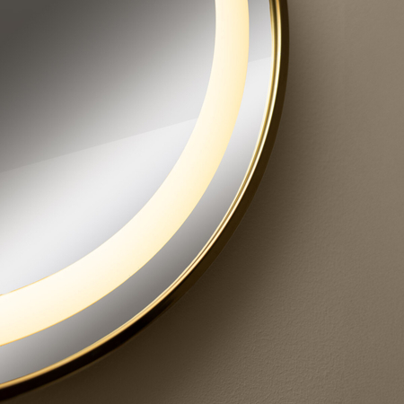 Lustro Zuma Line D251801 LUSTRO LED 60 CM ZŁOTE/GOLD