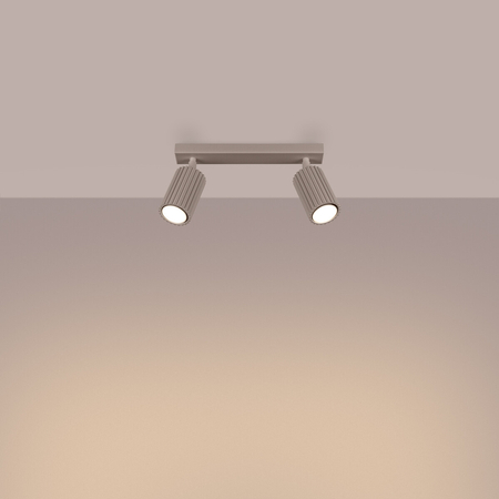 Sollux Lighting Plafon KARBON 2 taupe SL.1763