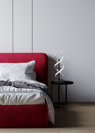 Lampa stołowa Trio 541810205 czarny/srebrny