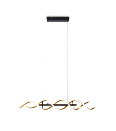 Lampa wisząca Trio 341810208 złoty