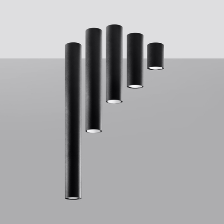 Sollux Lighting Plafon LAGOS 20 czarny SL.1001