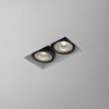 Lampa wpuszczana AQForm Squares 50 x 2 Trimless Recessed Czarny Struktura