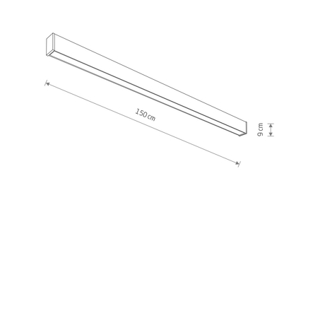 Lampa zewnętrzna Nowodvorski OUTLINE LED 11362 Czarny