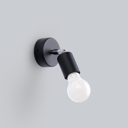 Sollux Lighting Kinkiet FORNES 1 czarny SL.1120
