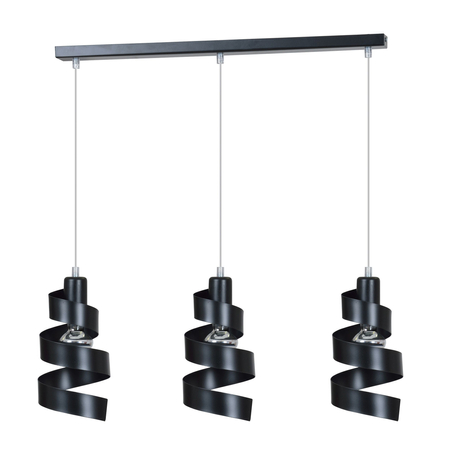 Lampa wisząca SAGA 3 BLACK Emibig 352/3 czarny