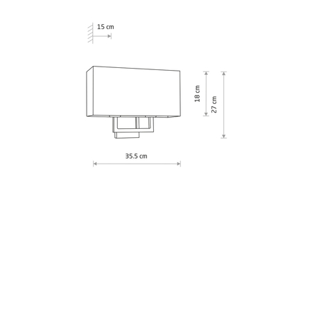 Kinkiet Nowodvorski HOTEL MOOD 11784 kremowy, chrom