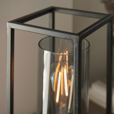 Lampa stołowa Endon Lighting Caleb 93036 czarny