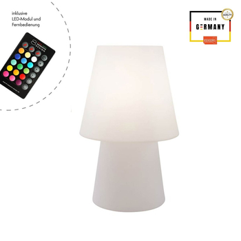 Lampa stojąca No.1 zewnętrzna ogrodowa 2700K RGB 60cm, biały 32524L